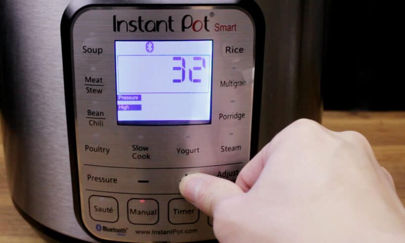 Instant Pot High Pressure for 32 minutes