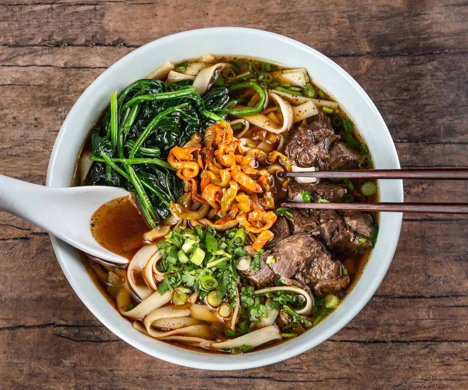 Instant Pot Taiwanese Beef Noodle Soup.