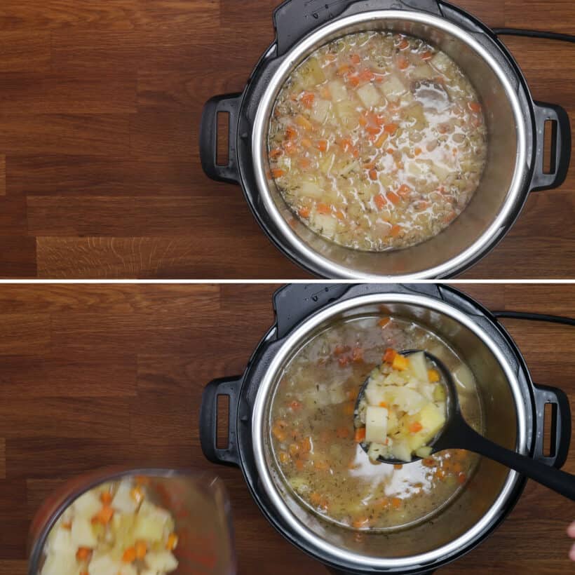 Lighter Instant Pot Clam Chowder - Pressure Cooking Today™