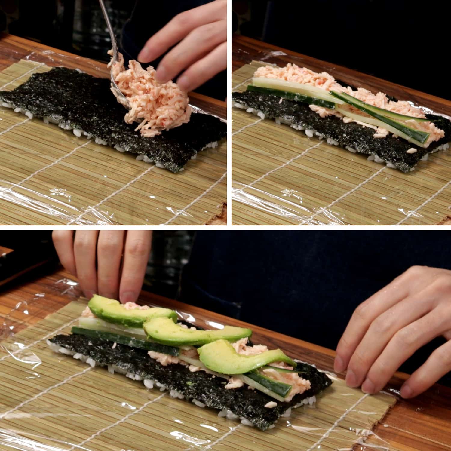How to Make California Roll - Video and step-by-step photos