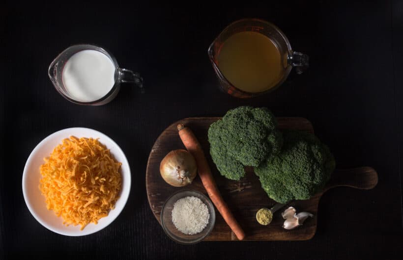 broccoli cheddar soup ingredients