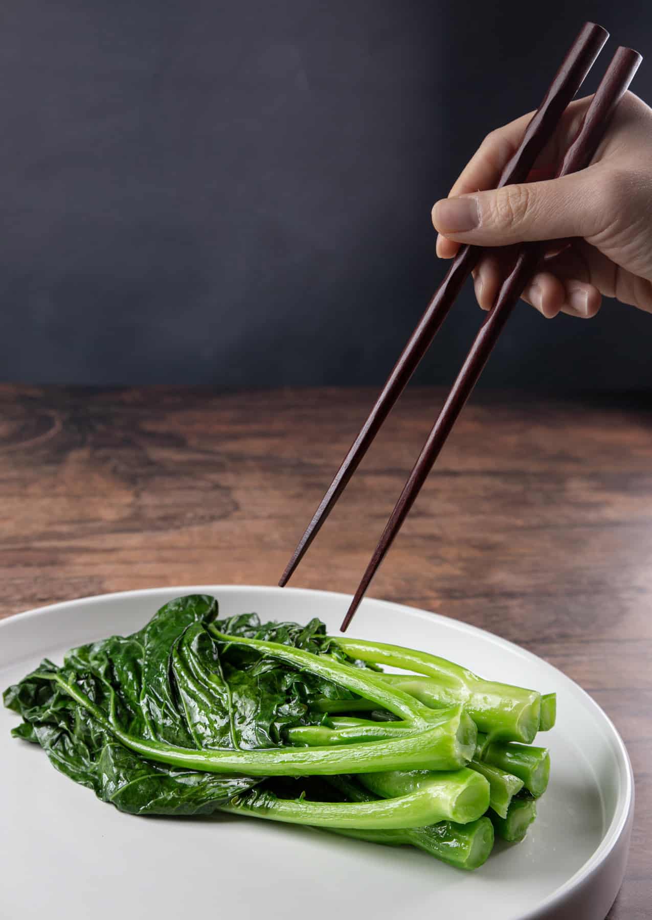 Perfect Chinese Broccoli with Oyster Sauce (Gai Lan) Amy + Jacky