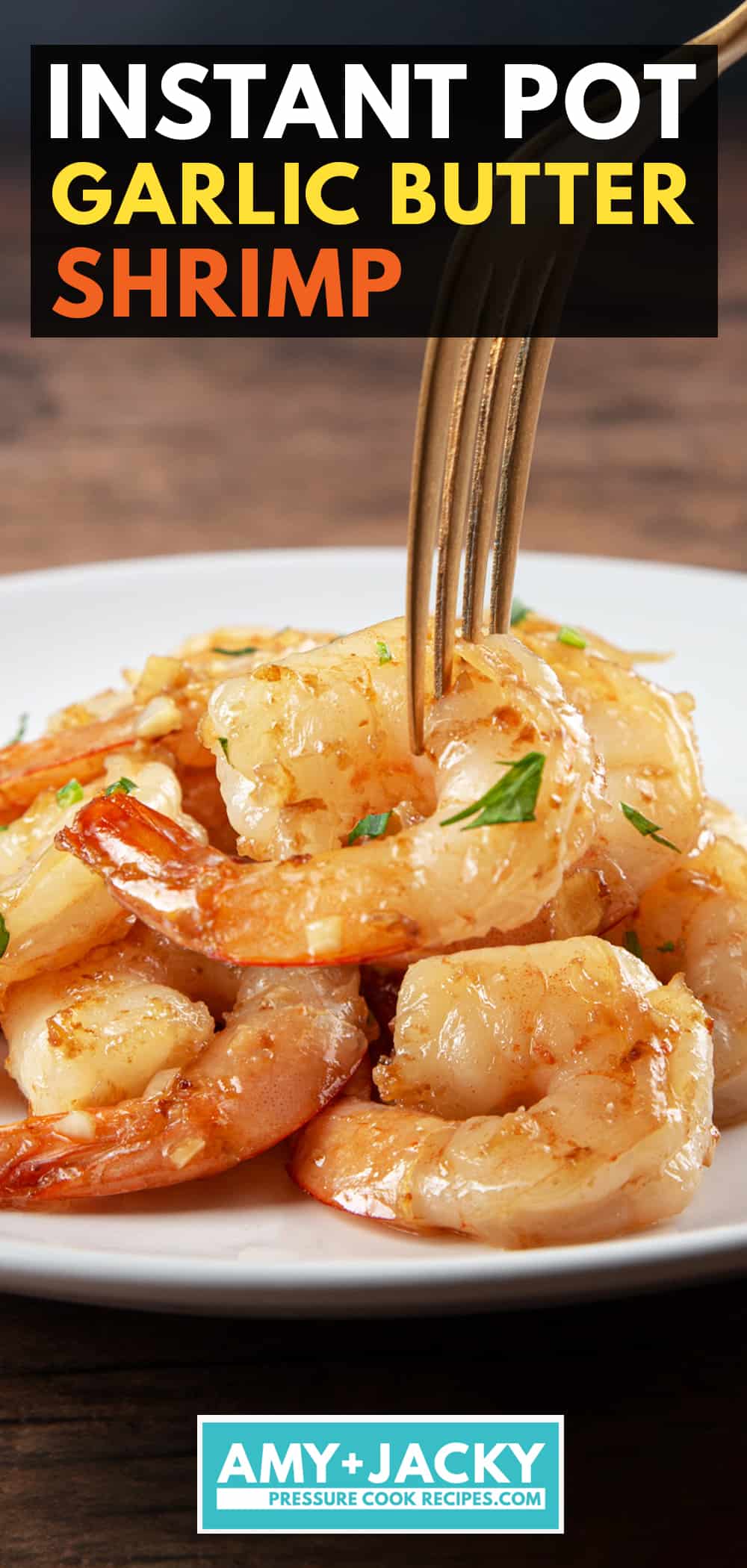 Instant Pot Shrimp: Learn how to make Toasted Garlic Butter Shrimp in Instant Pot with 4 pantry ingredients! Super quick and easy to make, yet so deliciously addictive to eat. Buttery, garlicky, sweet-savory-umami, bouncy shrimp.