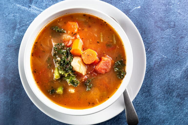 Instant Pot Vegetable Soup - Tested by Amy + Jacky