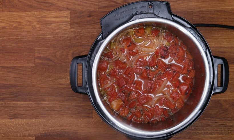 pressure cooker vegetable soup
