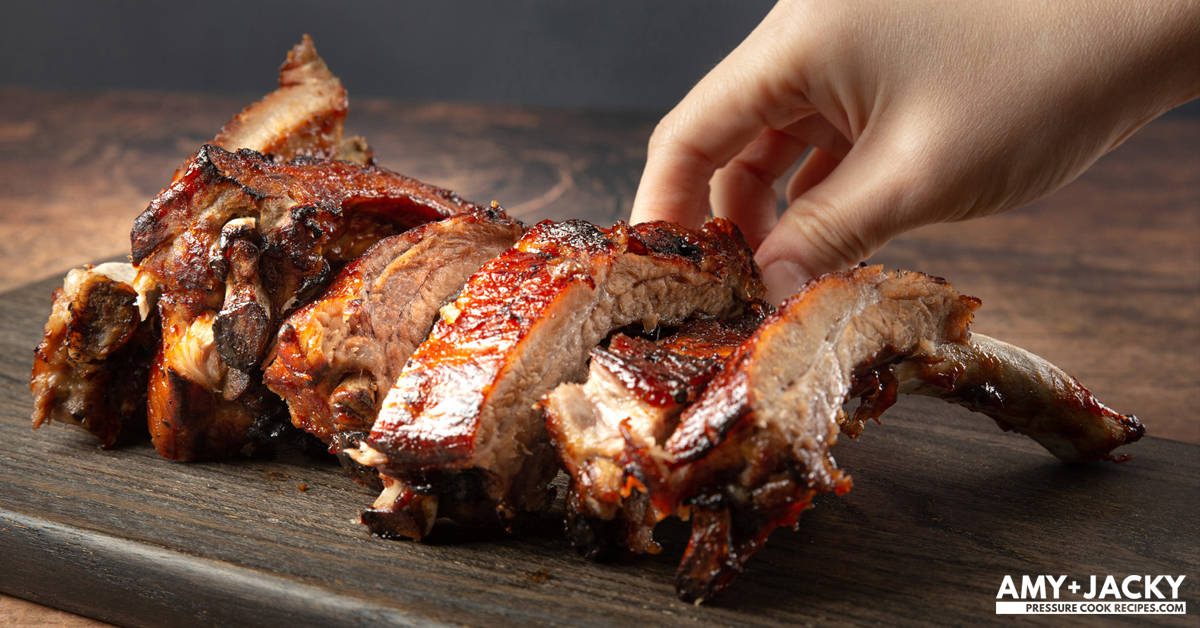 Instant Pot Finger-Licking Tender BBQ Ribs | Tested by Amy + Jacky