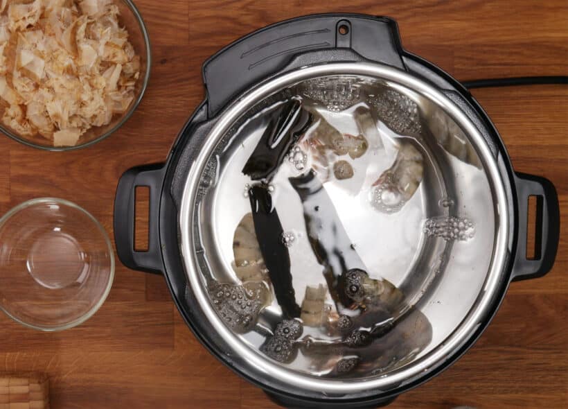 make dashi with shrimp