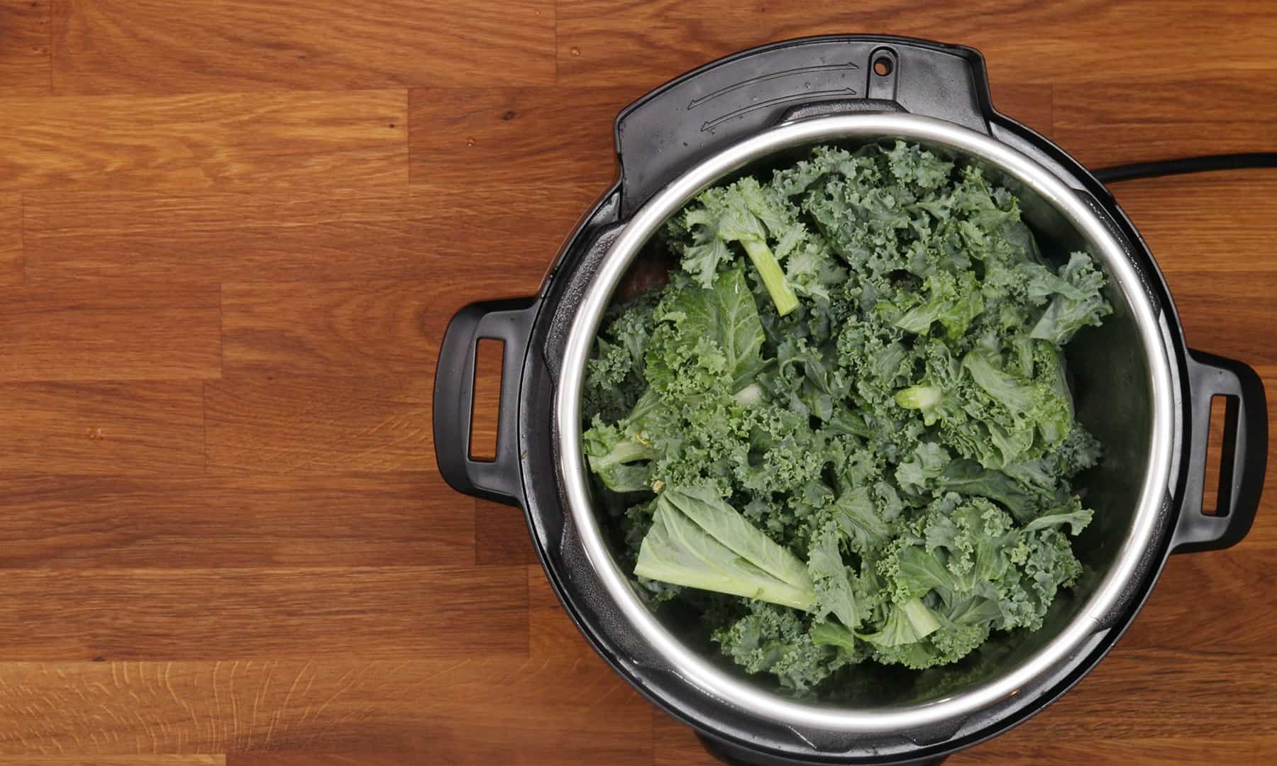 Instant Pot Kale Tested by Amy + Jacky