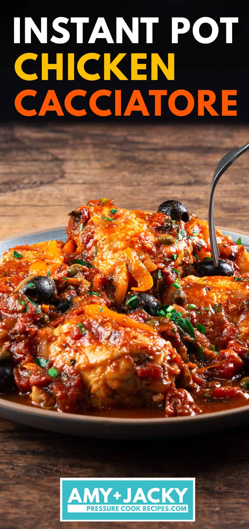 Instant Pot Chicken Cacciatore | chicken cacciatore instant pot | instant pot cacciatore | chicken cacciatore pressure cooker