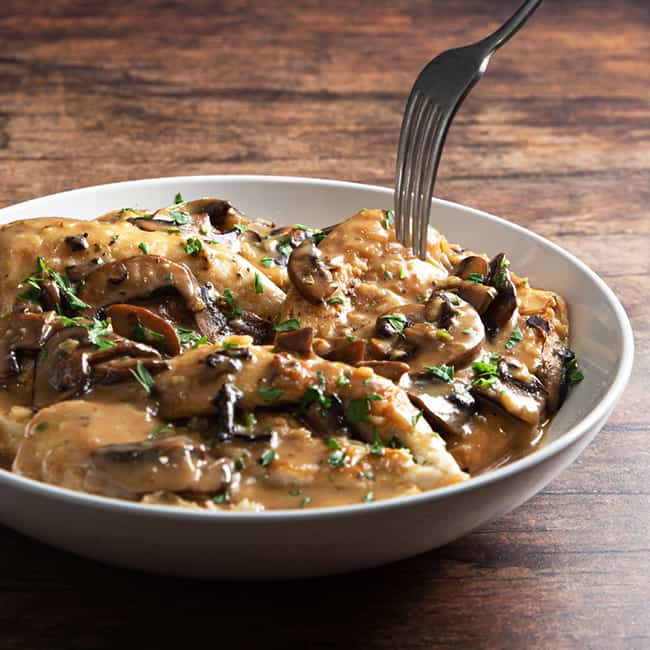 Instant Pot Thanksgiving Recipes: chicken marsala