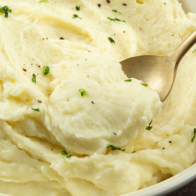 mashed potatoes