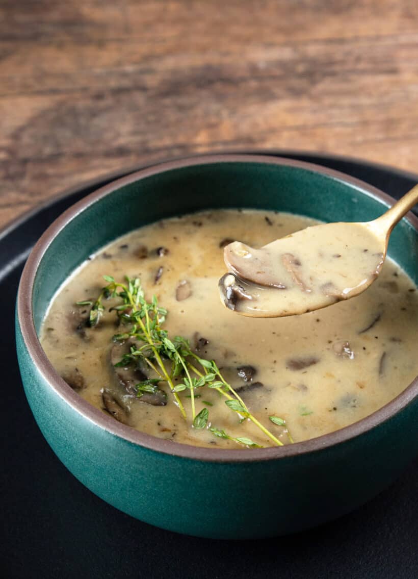 instant pot cream of mushroom soup