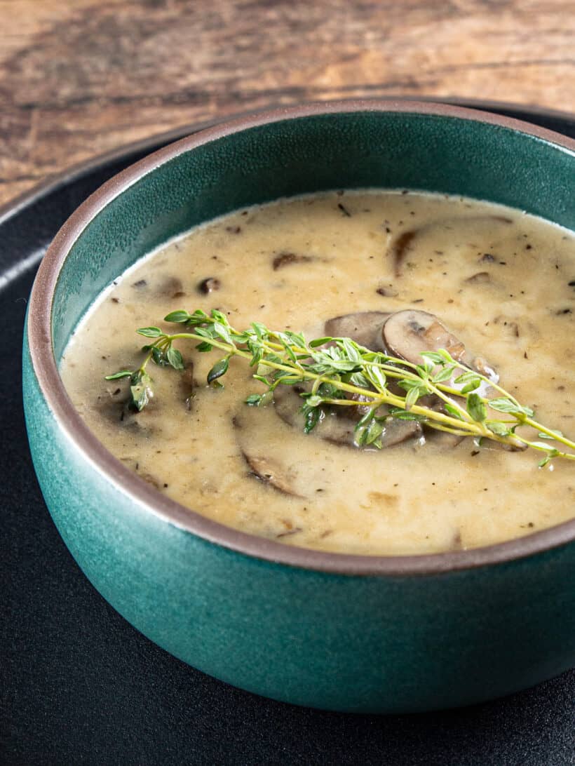pressure cooker mushroom soup