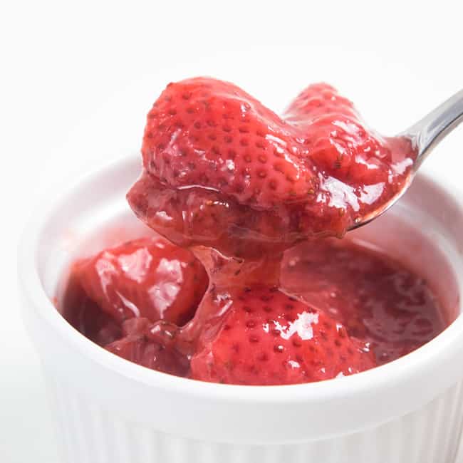 strawberry compote