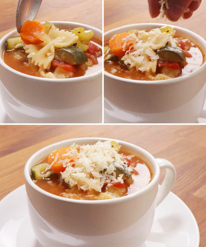 minestrone soup pressure cooker