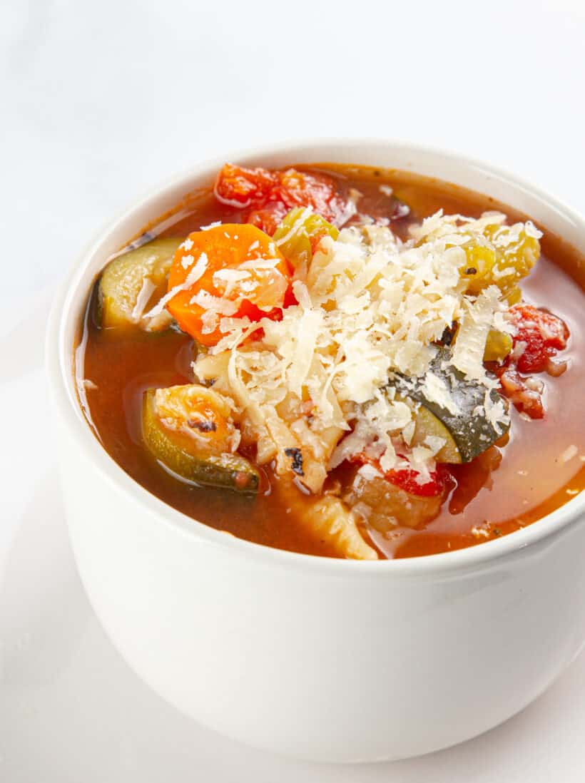 pressure cooker minestrone soup