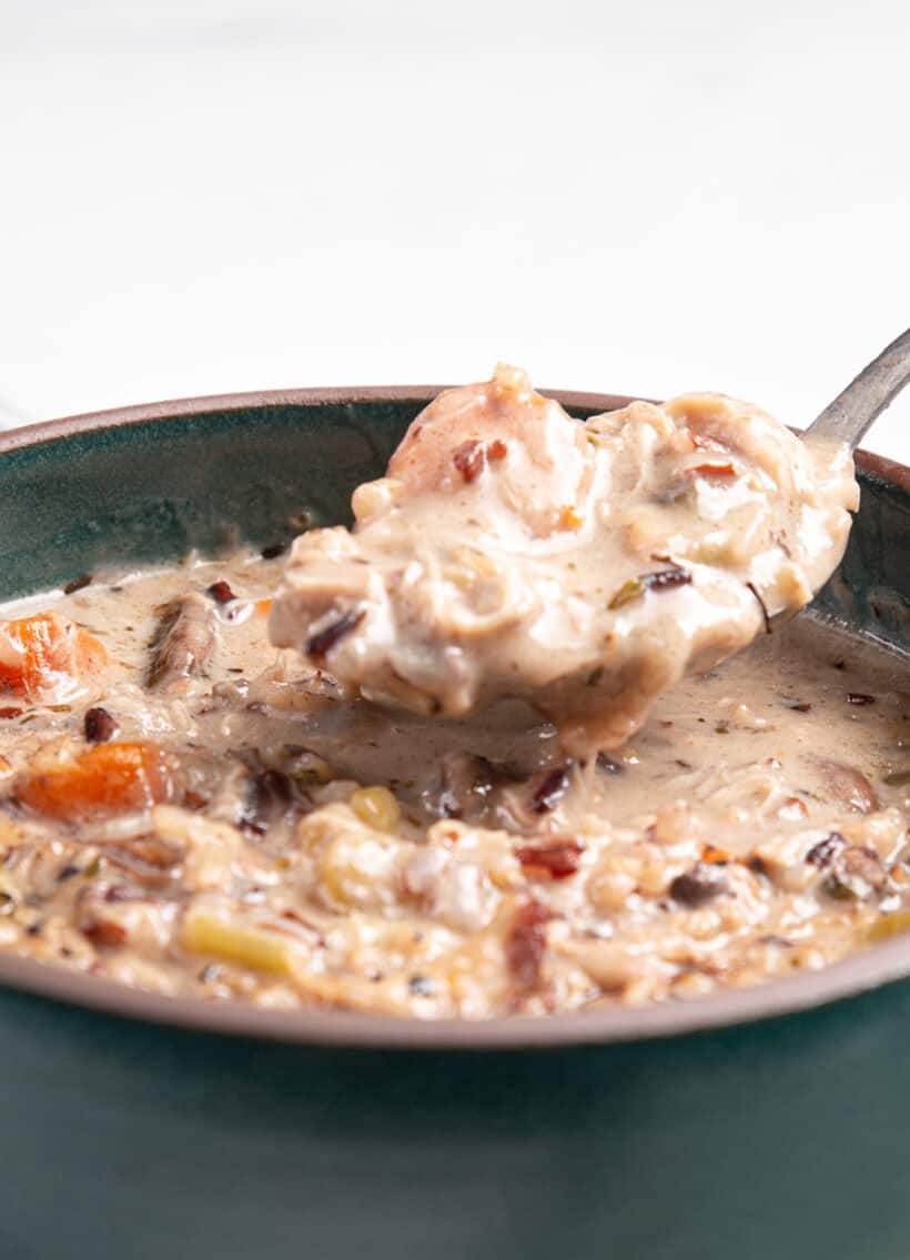 chicken and wild rice soup instant pot
