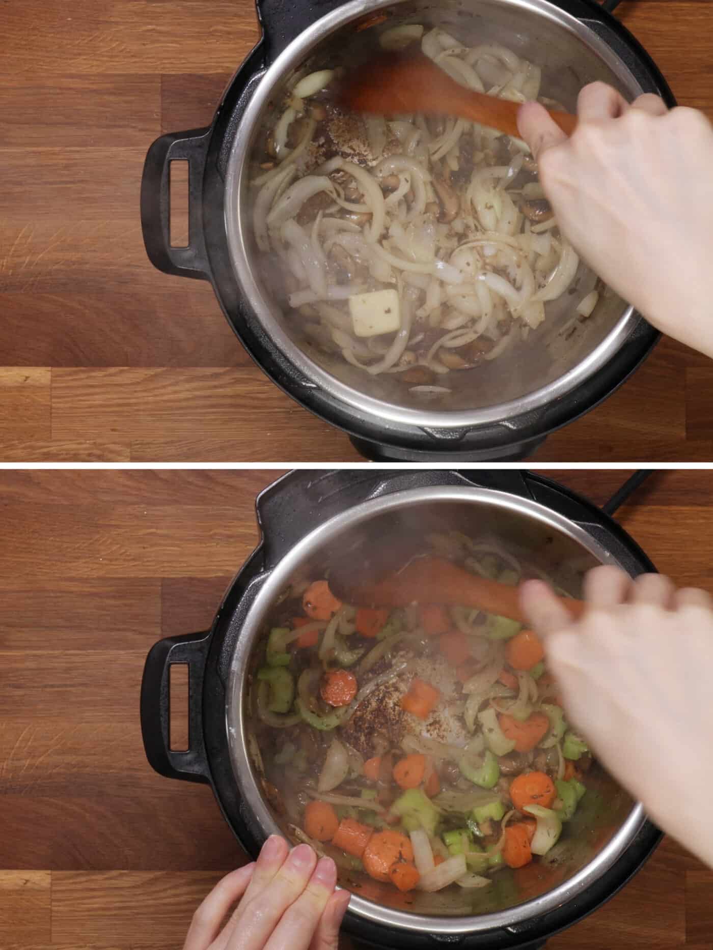 Instant Pot Wild Rice Soup Tested by Amy + Jacky