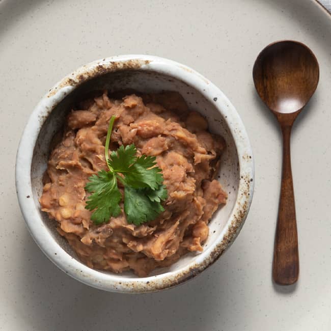 easy instant pot mexican recipes: refried beans