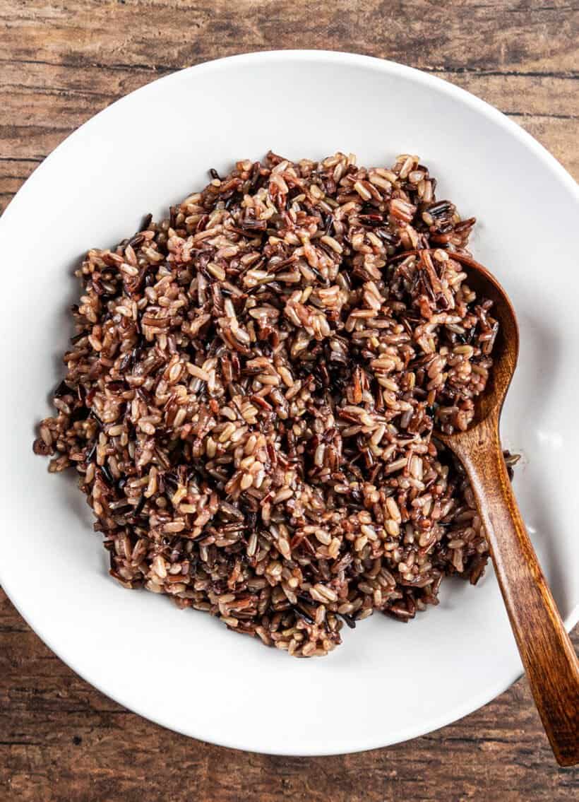 Instant Pot Wild Rice  Tested by Amy + Jacky