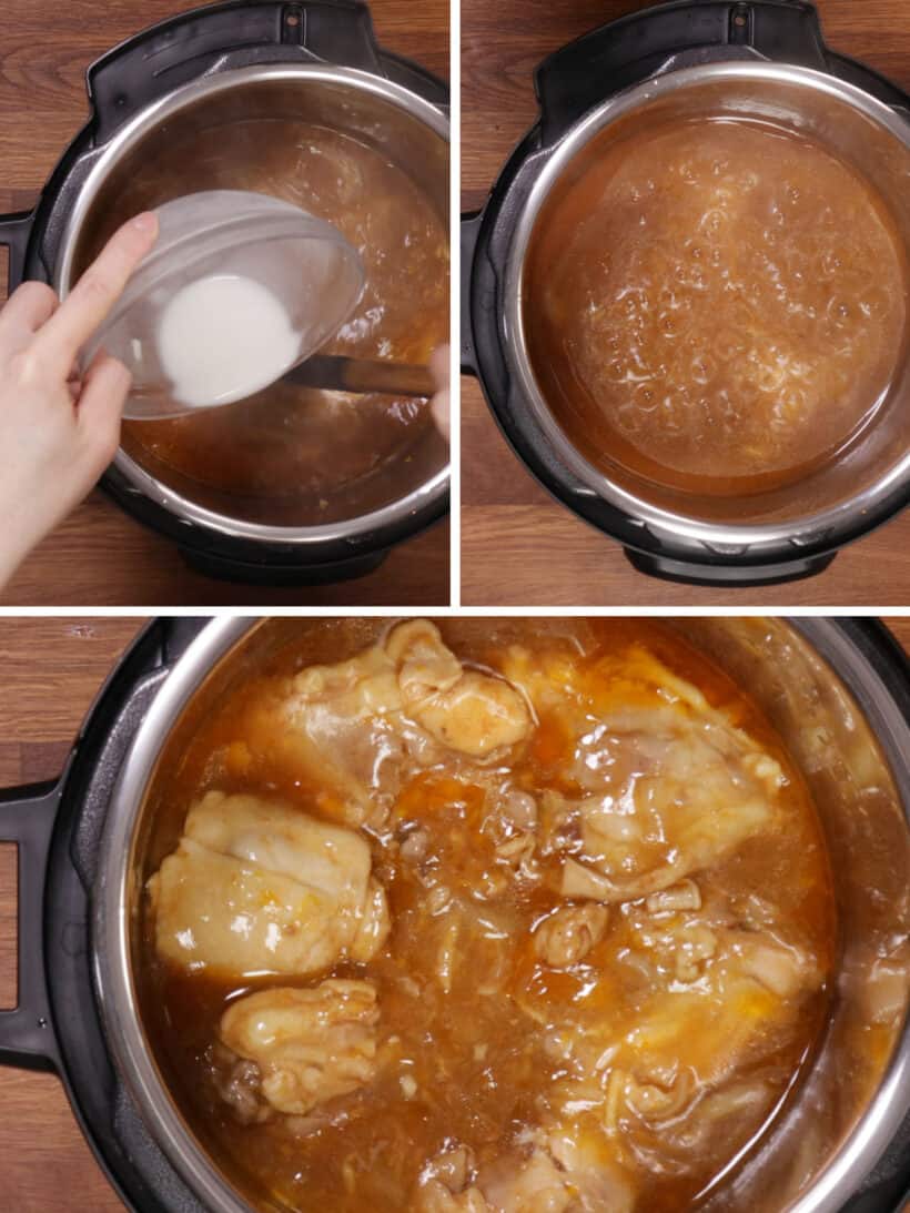 orange chicken in Instant Pot