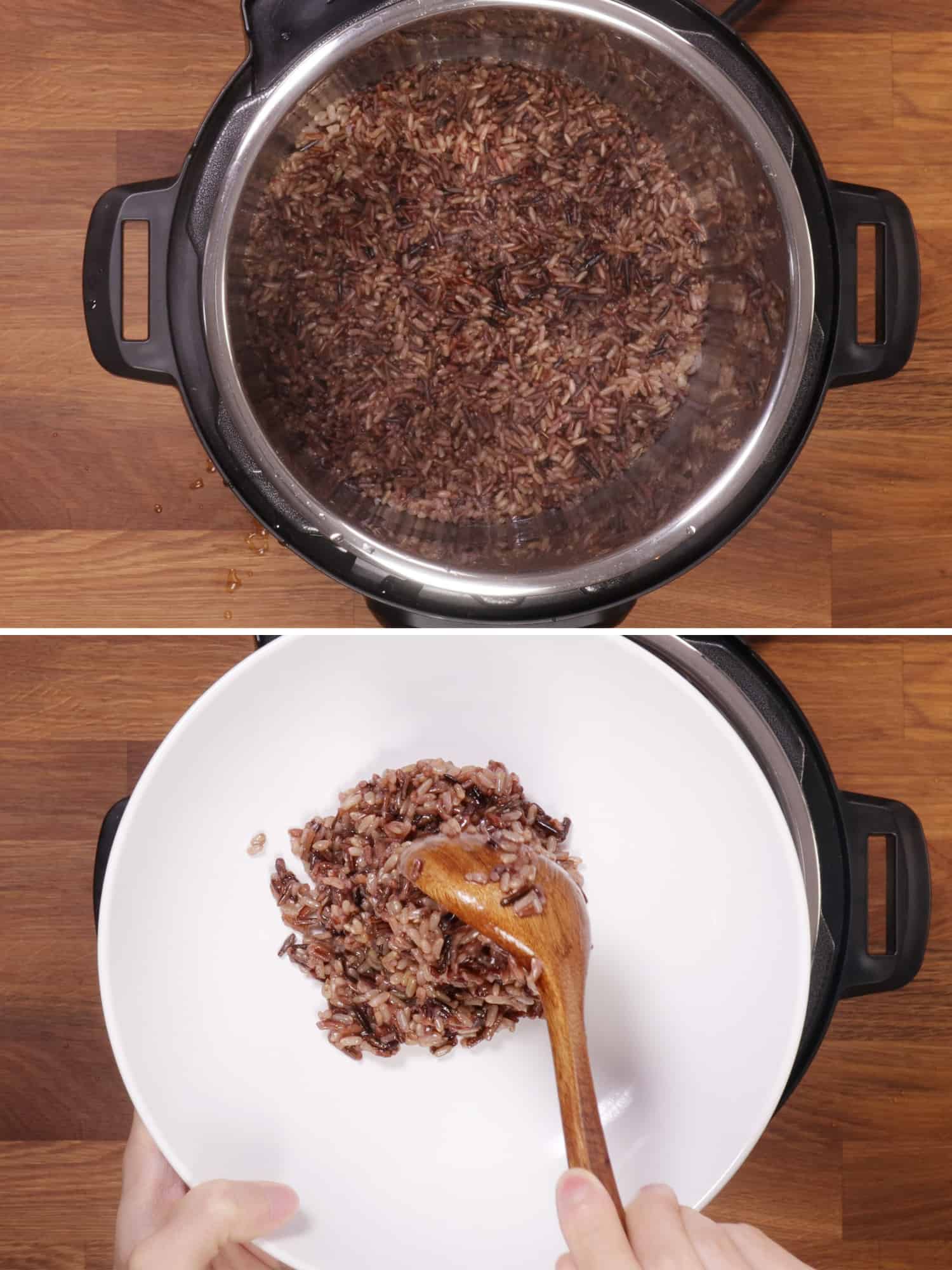 Instant Pot Wild Rice Blend Tested by Amy + Jacky