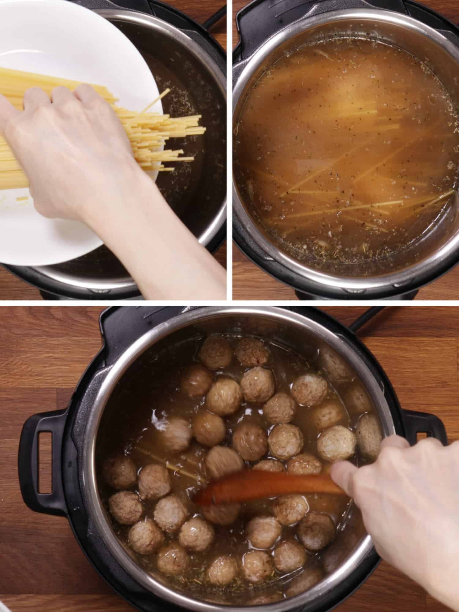 Instant Pot Spaghetti and Meatballs Tested by Amy + Jacky