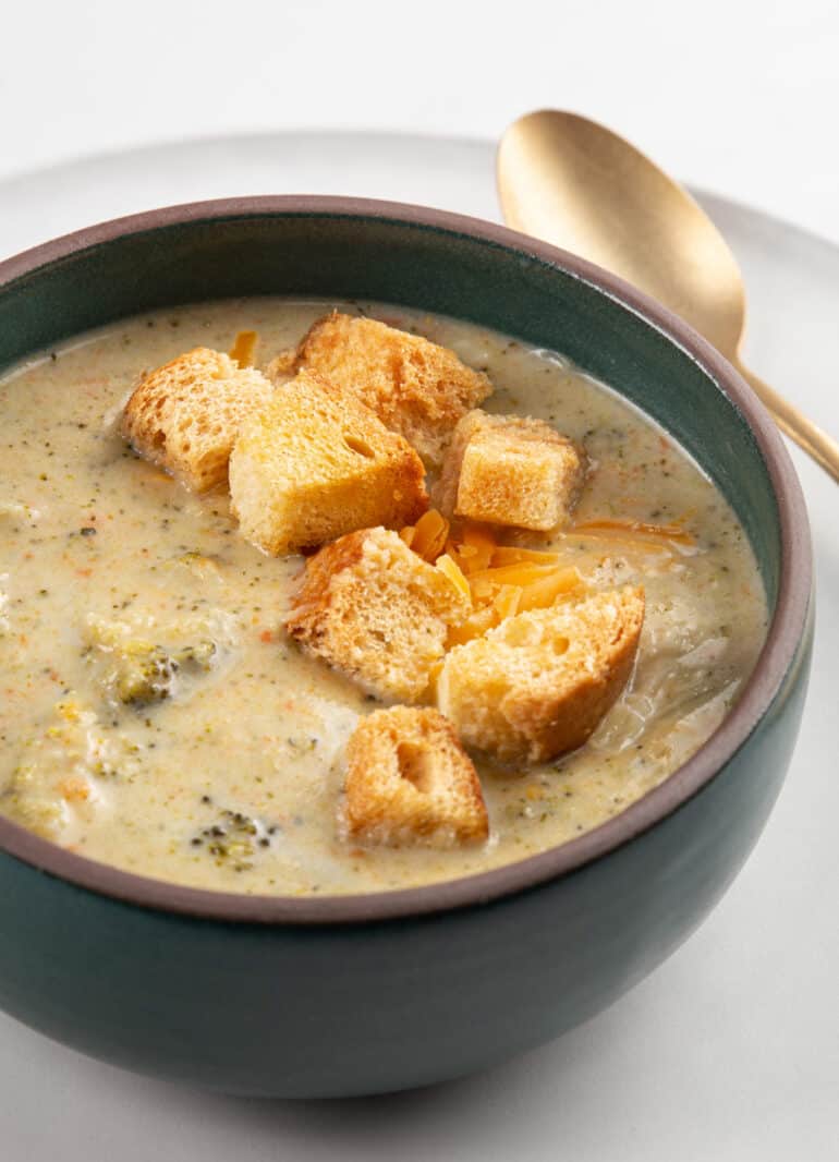 Instant Pot Broccoli Cheddar Soup | Tested by Amy + Jacky