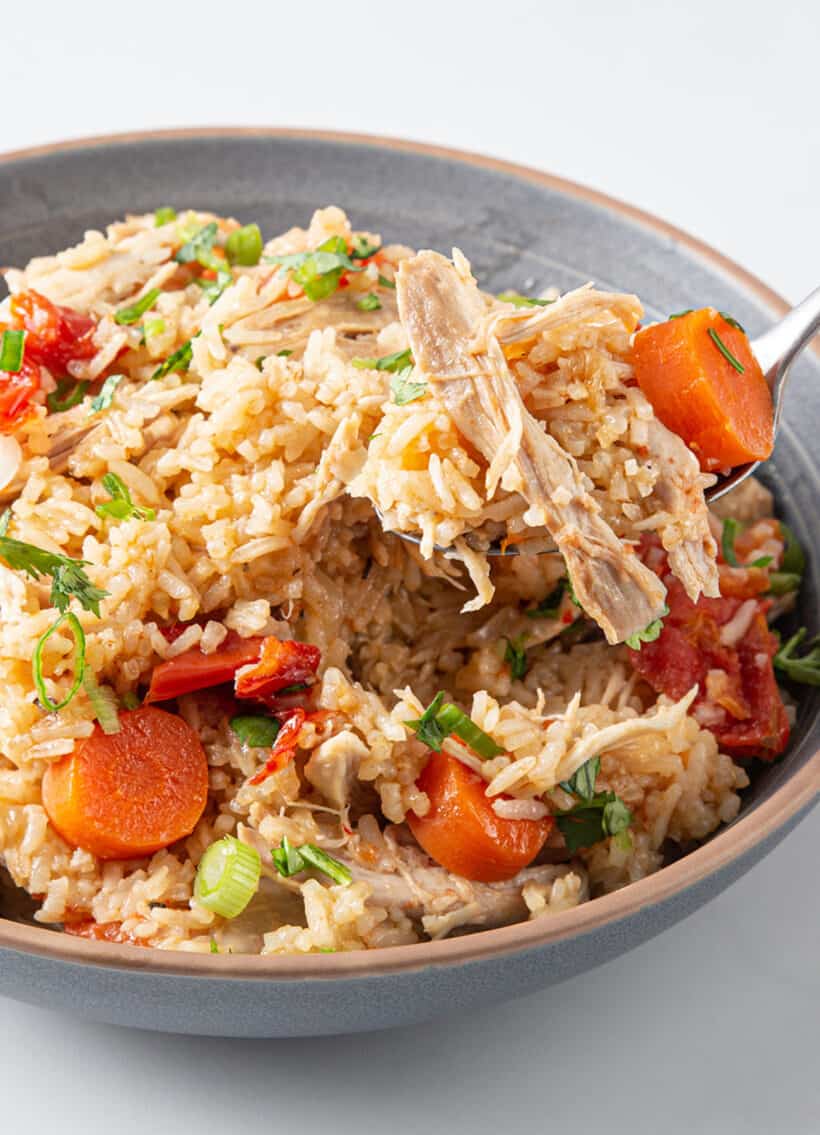 instant pot chicken thighs and rice