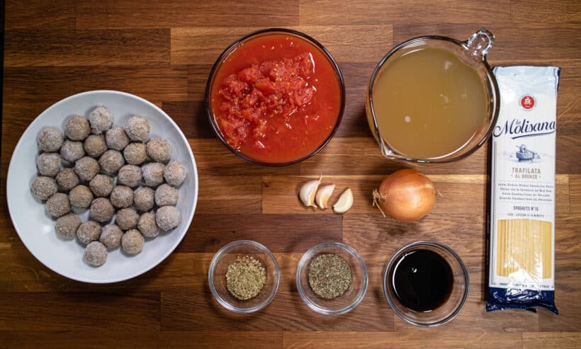 spaghetti and meatballs ingredients