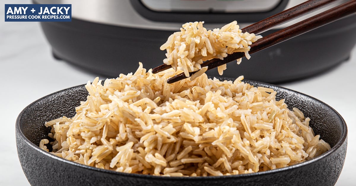 Perfect Instant Pot Rice Recipe (White, Brown & Wild Rice)