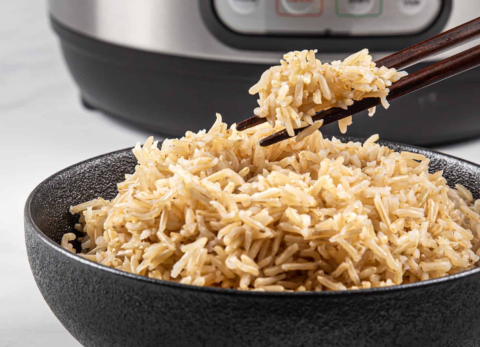 instant pot brown basmati rice | brown basmati rice instant pot | basmati brown rice instant pot | brown basmati rice pressure cooker