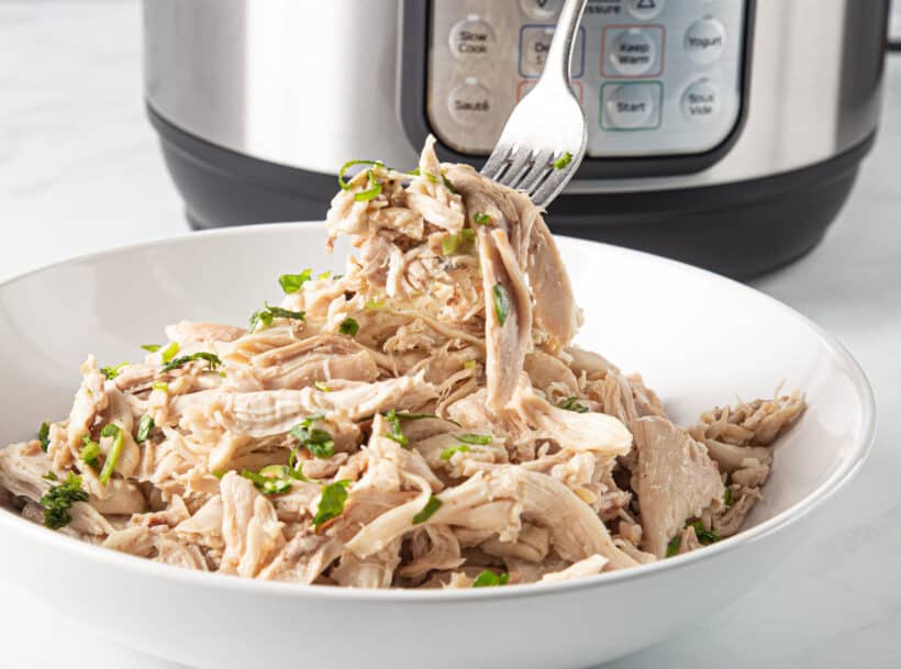 Instant Pot Shredded Chicken Tested by Amy + Jacky