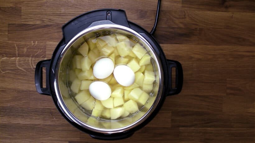 potato salad in Instant Pot