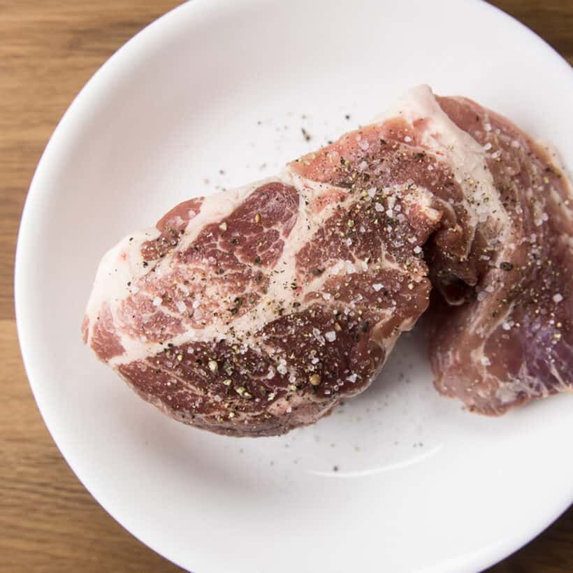 seasoned pork butt