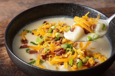 instant pot potato soup | potato soup instant pot | instant pot baked potato soup | instant pot loaded potato soup | loaded baked potato soup instant pot | pressure cooker potato soup