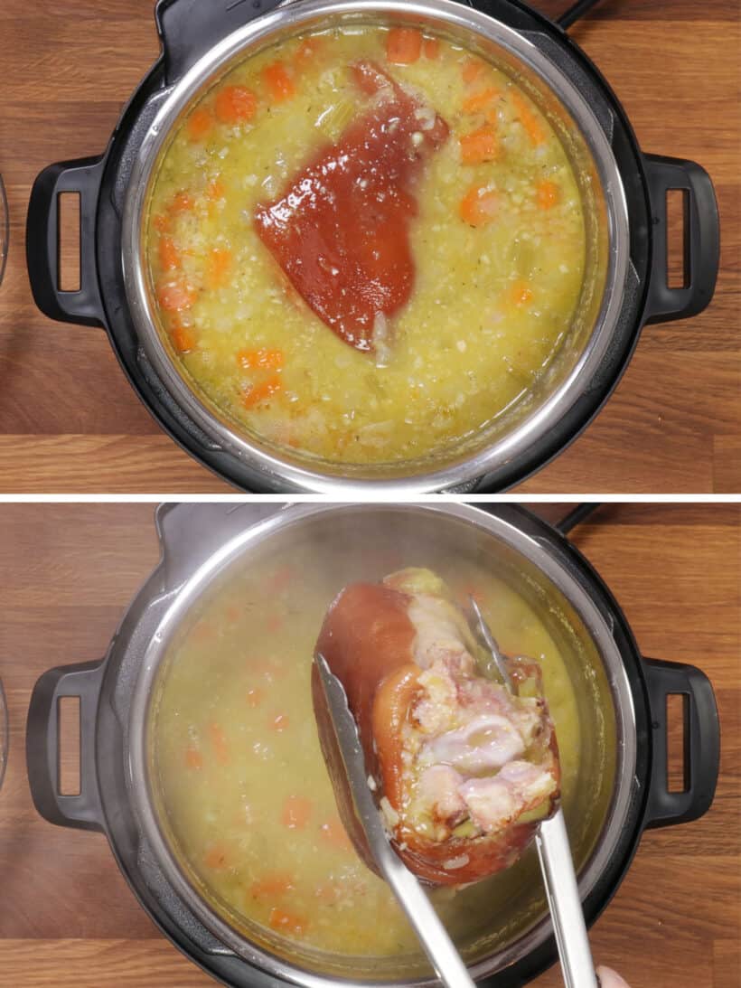 Instant Pot Split Pea Soup - Healthier Steps