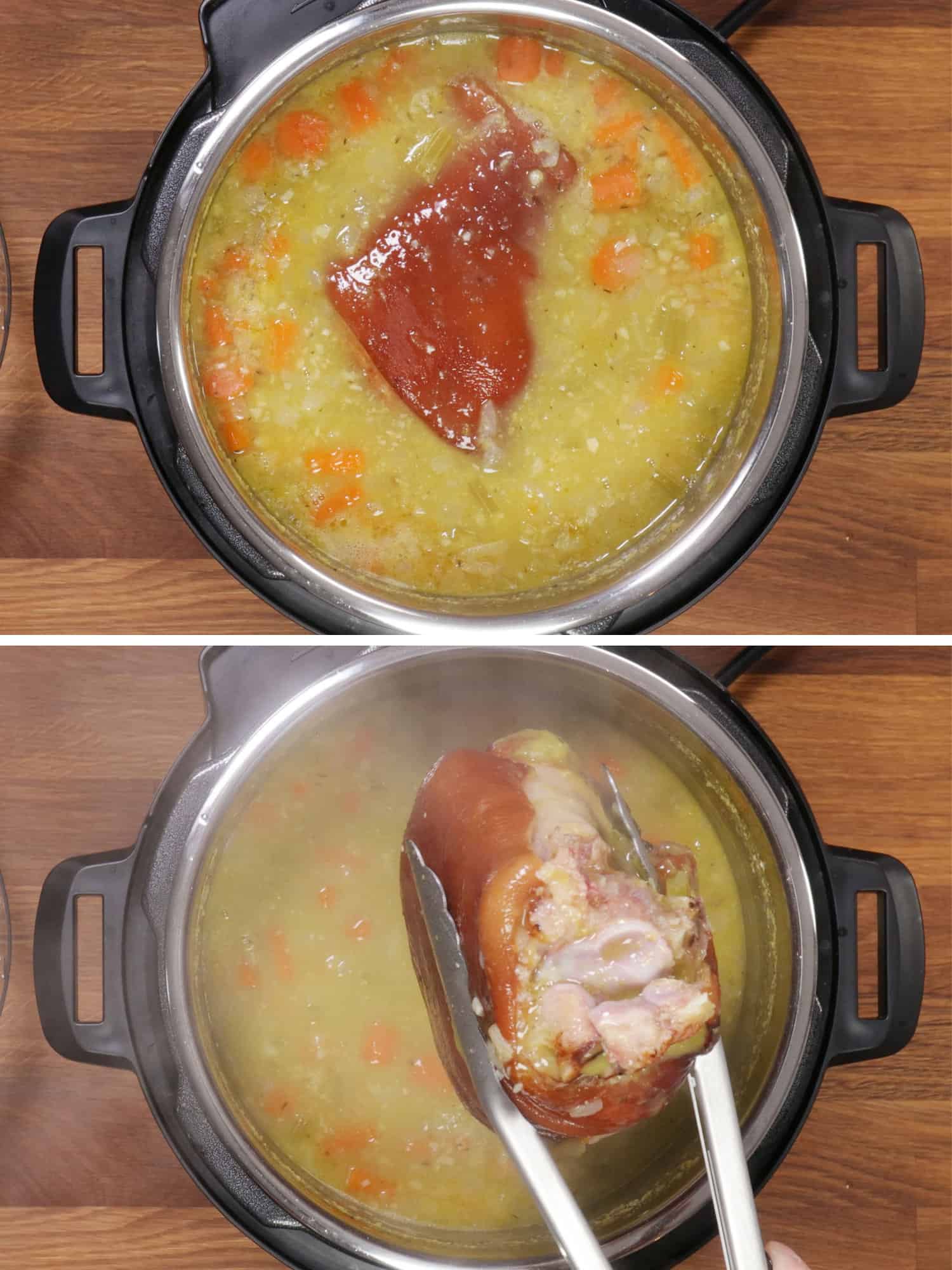 Instant Pot Split Pea Soup Tested by Amy + Jacky