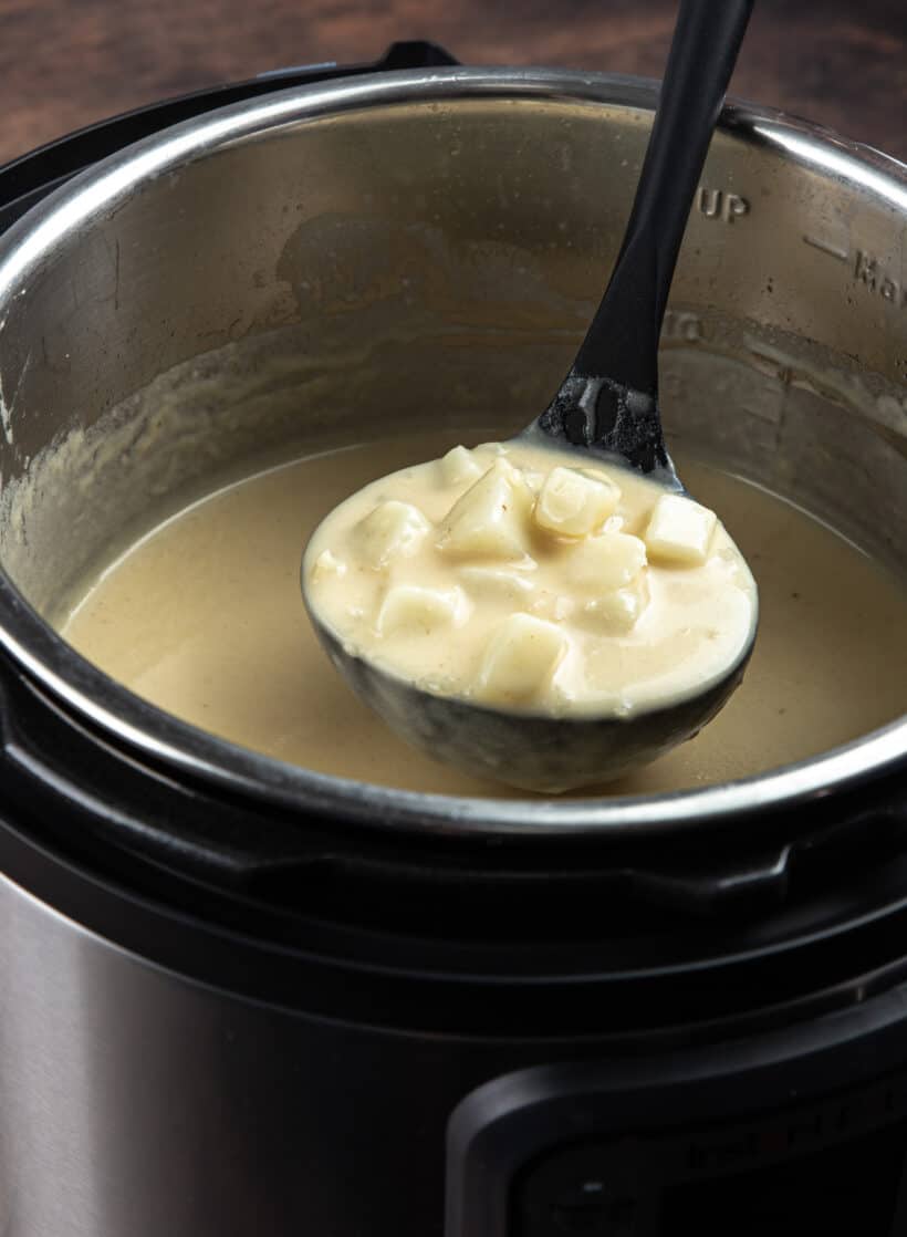 potato soup in Instant Pot