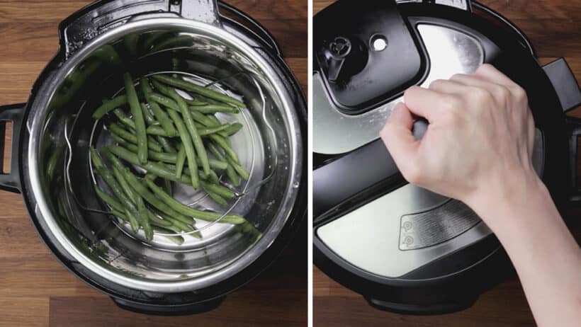 green beans in Instant Pot