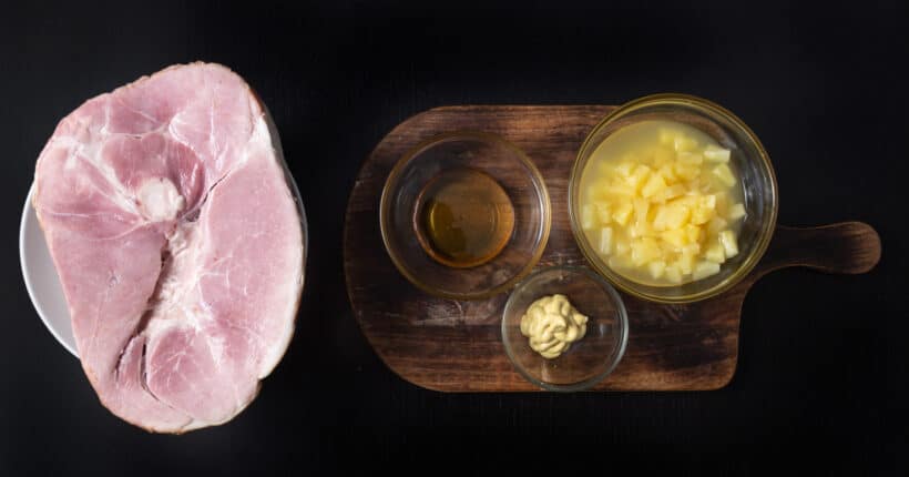 honey glazed ham ingredients