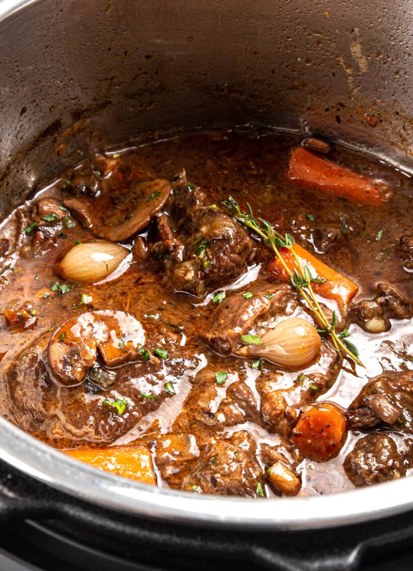 beef burgundy instant pot