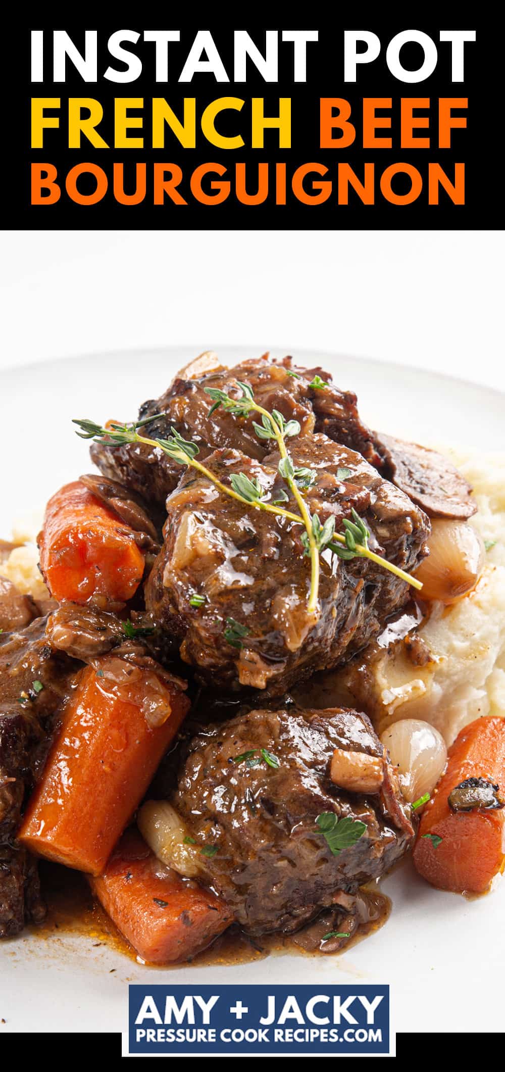 instant pot beef bourguignon | instant pot beef burgundy | beef bourguignon pressure cooker | boeuf bourguignon | bœuf à la Bourguignonne