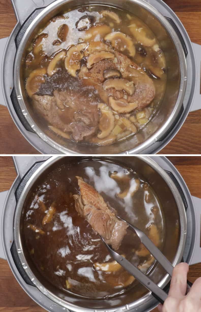 pressure cooker Imitation Shark Fin Soup