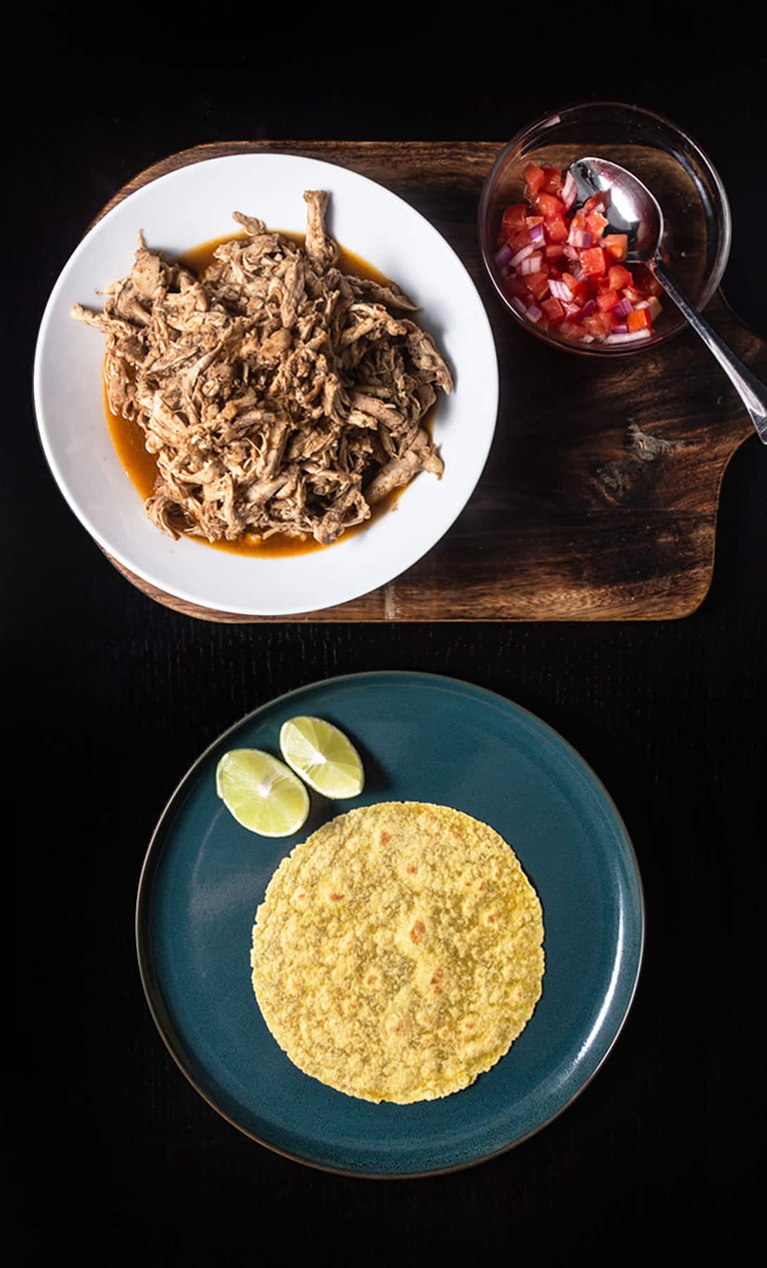 shredded chicken tacos instant pot