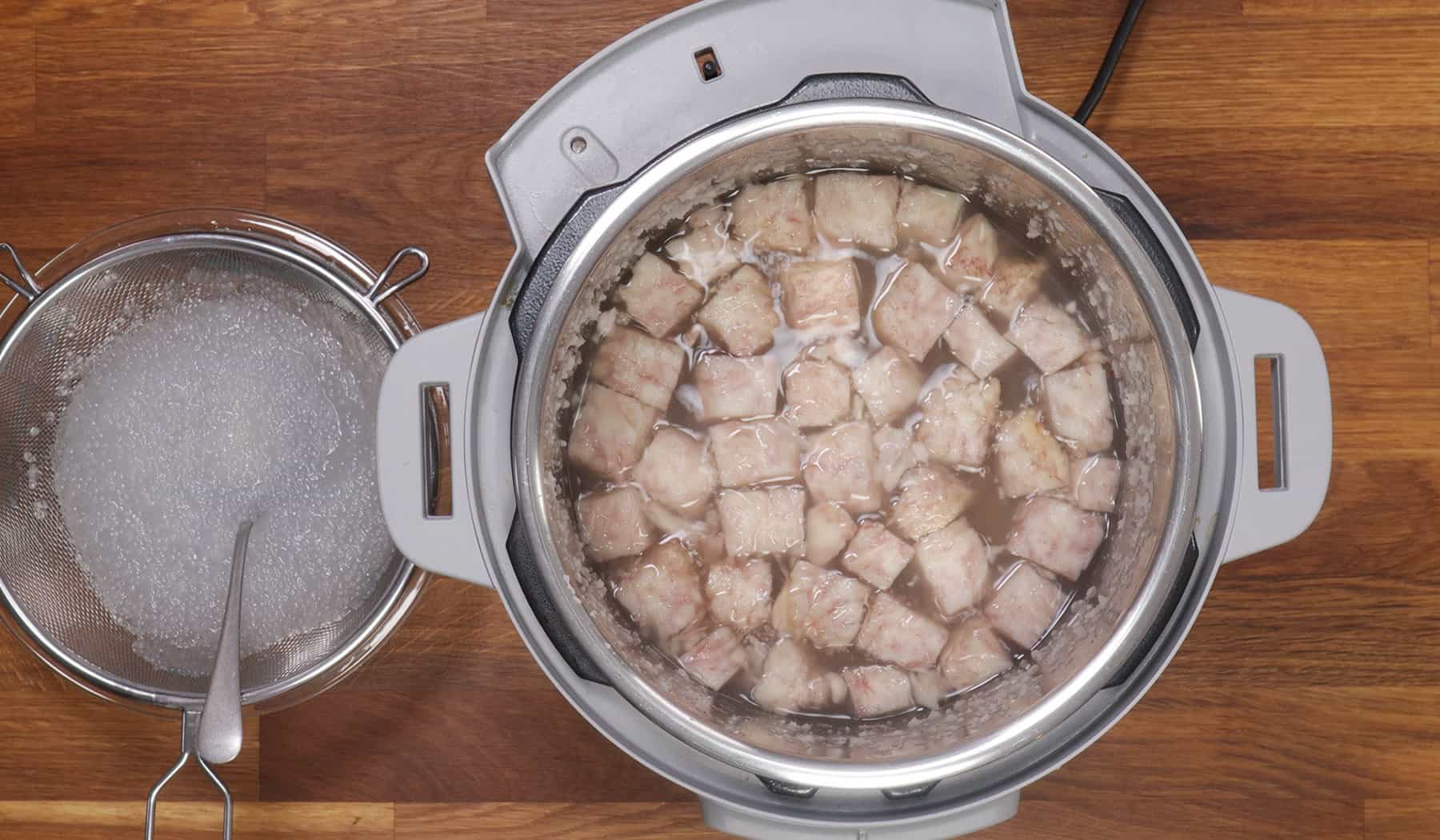 taro in Instant Pot