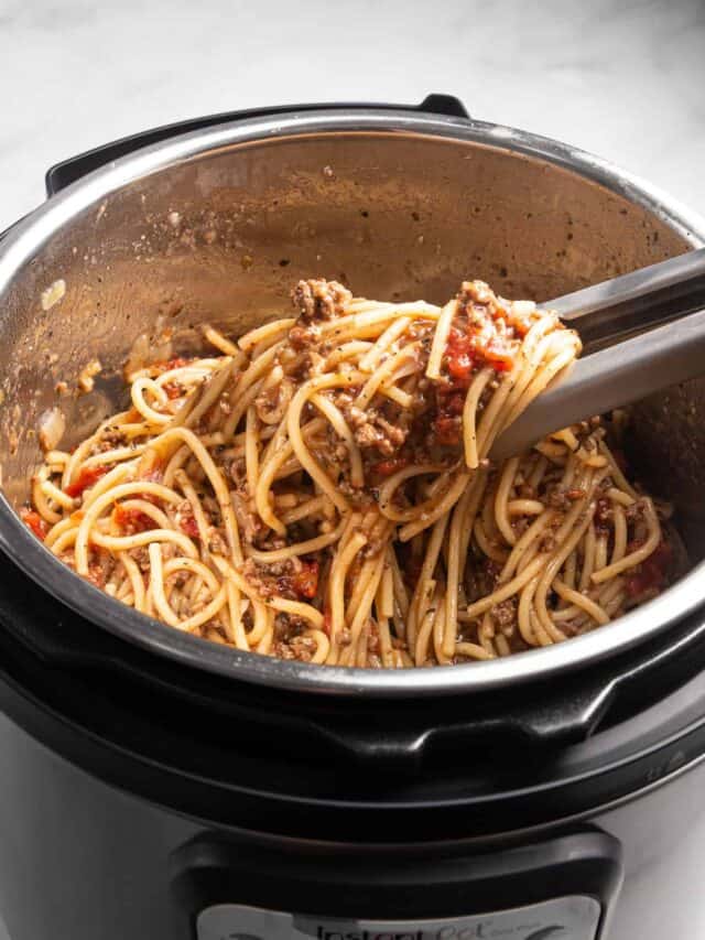Instant Pot Spaghetti