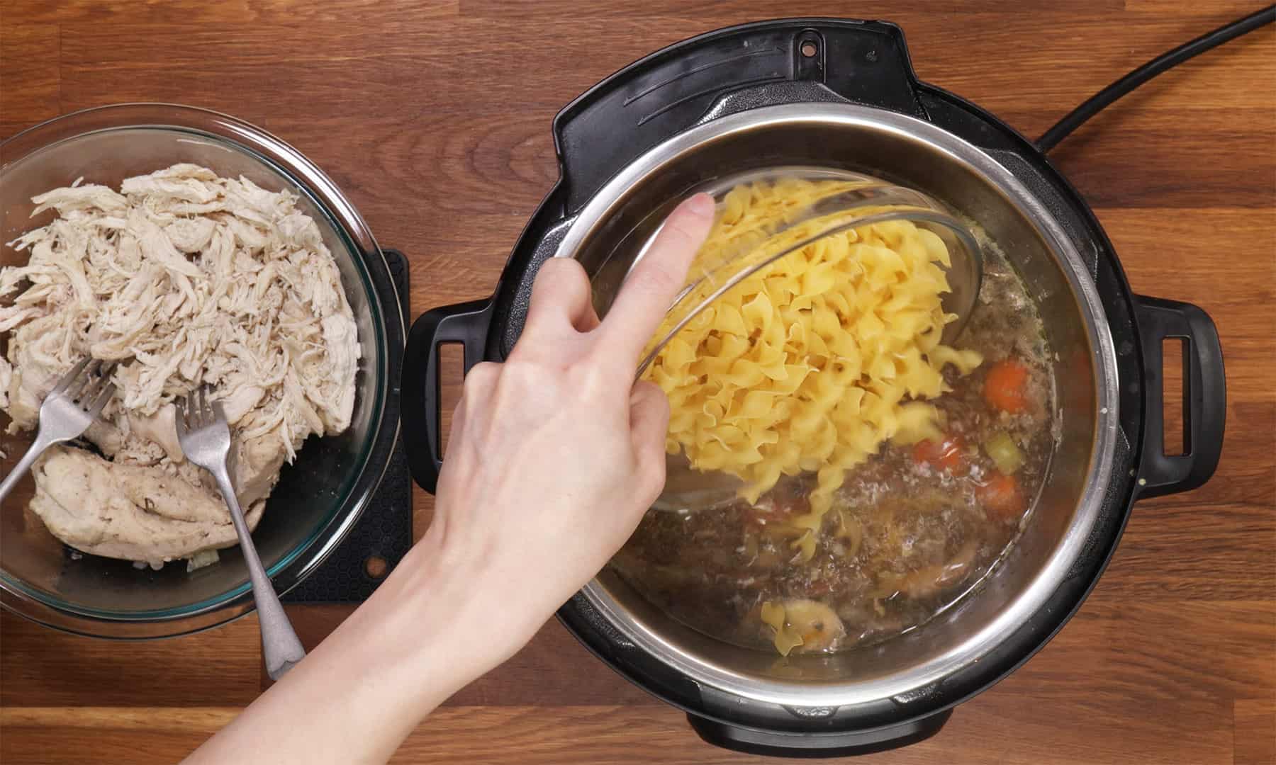 cook noodles in Instant Pot