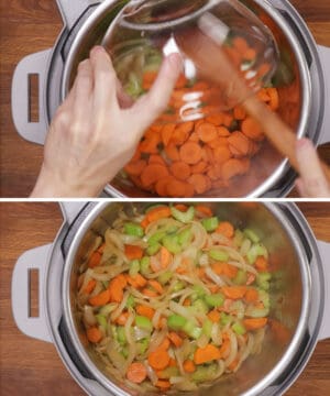 Instant Pot Beef Barley Soup Tested by Amy   Jacky