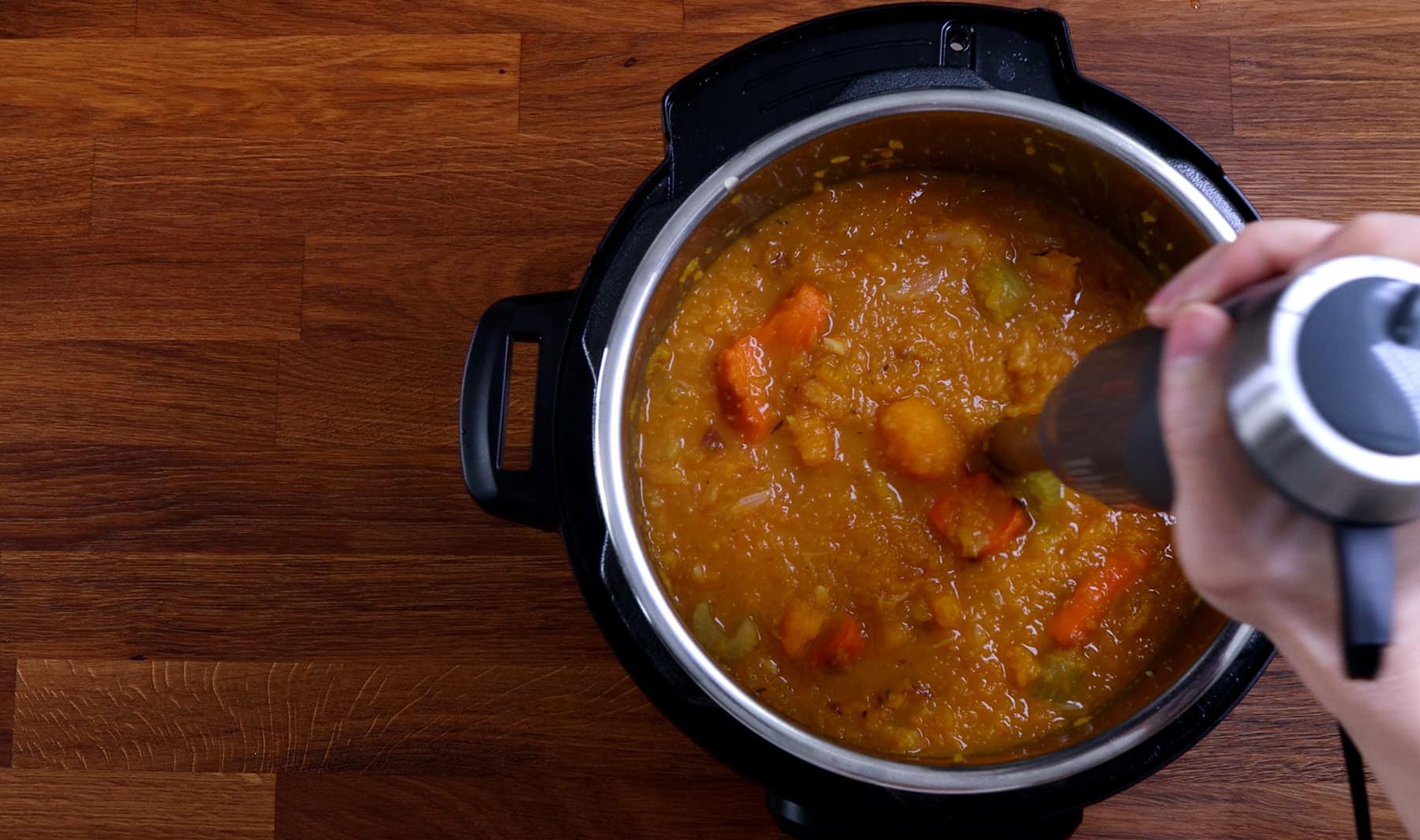 blend butternut squash soup